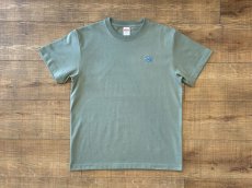 画像1: 【オーガニックコットン】刺繍カメ - Tシャツ (1)