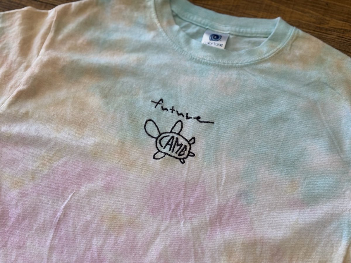 画像2: 刺繍カメ - Tシャツ (2)