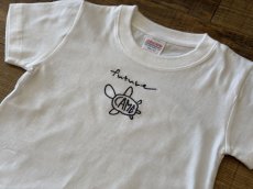 画像2: 【キッズ】刺繍カメ - Tシャツ (2)