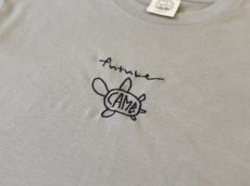 画像2: 【オーガニックコットン】刺繍カメ - Tシャツ (2)