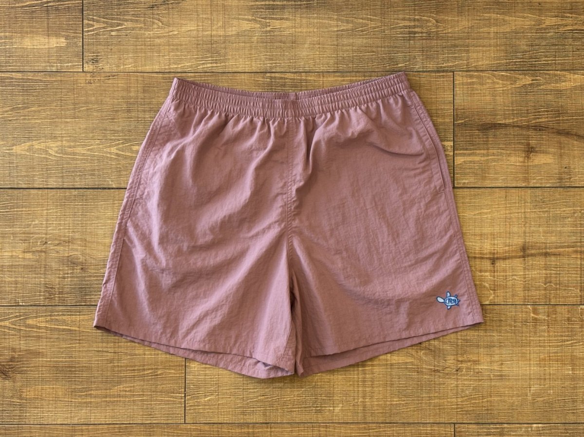 画像1: 刺繍カメ - ナイロンショーツ (1)