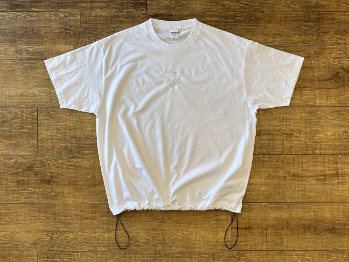 画像1: 刺繍カメ - ドローコードTシャツ (1)