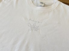 画像2: 刺繍カメ - ドローコードTシャツ (2)