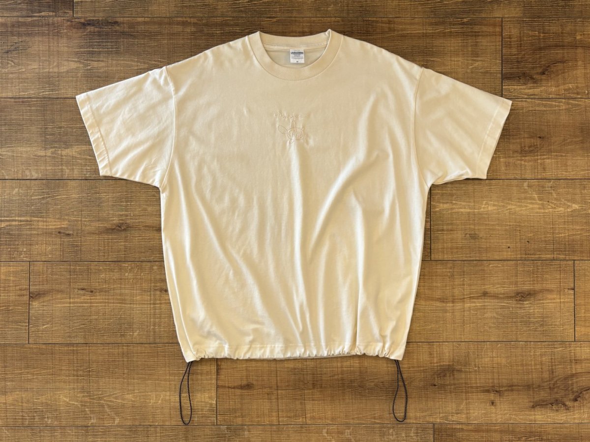 画像1: 【半額】刺繍カメ - ドローコードTシャツ (1)