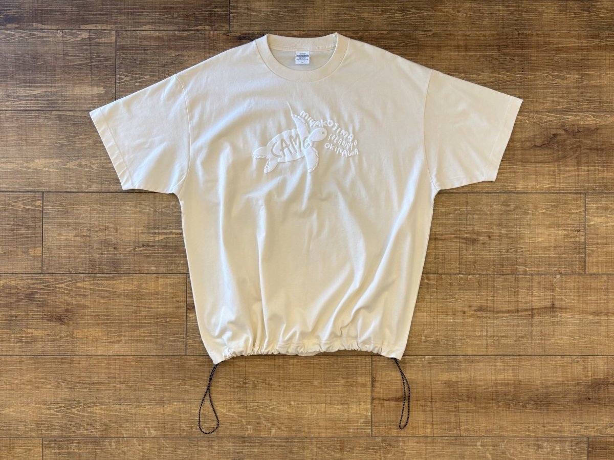 画像1: ぷくぷくカメ - ドローコードTシャツ (1)