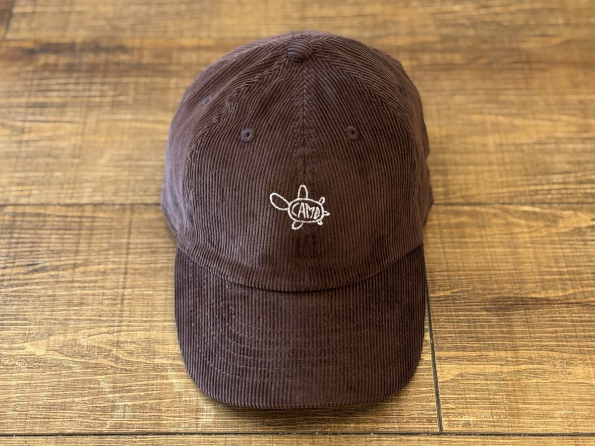 画像1: 刺繍カメ - コーデュロイキャップ (1)
