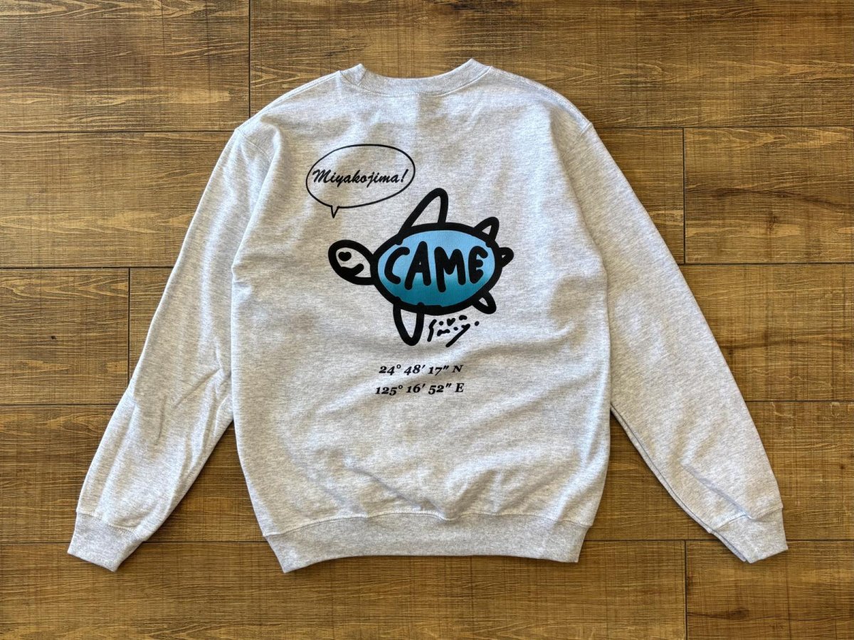画像1: 宮古島カメ - スウェットシャツ (1)