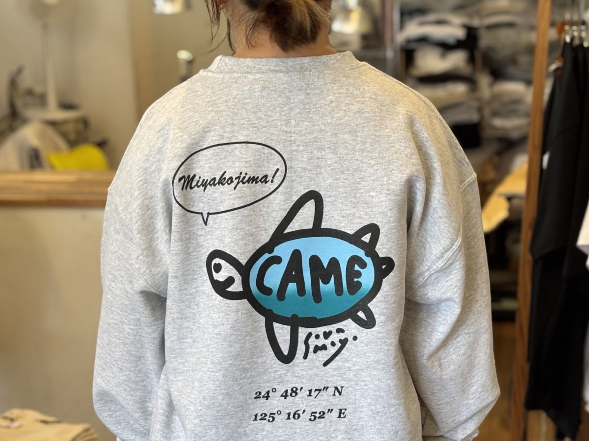 画像3: 宮古島カメ - スウェットシャツ (3)